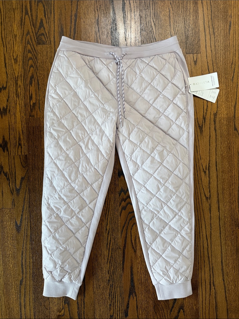 Athleta Women’s 16 Quilted Light Lavender Jogger Pants